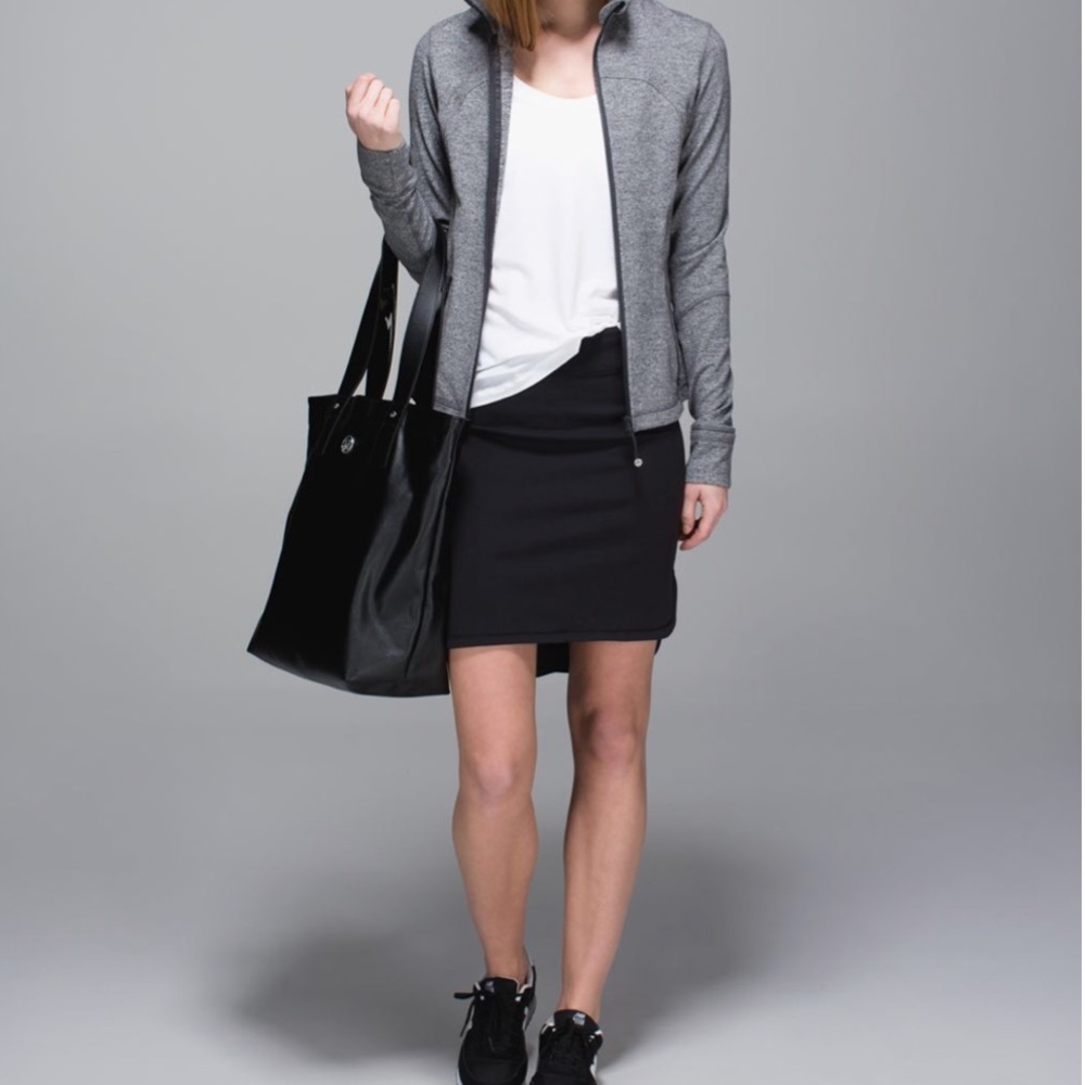 Lululemon Athletica Black Pencil Skirt